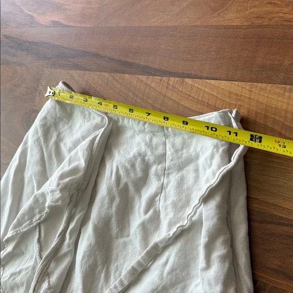 Abercrombie & Fitch Woman’s Size XS White Tie-Waist Wrap Skirt - Picture 11 of 12